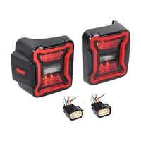 Jeep JP-TL05S Smoked Taillight - Compatible Fits for 2018-Up* Jeep Wrangler JL
