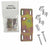 Install Bay JW-40CDL2 Cable Type Door Lock Bracket - Pair