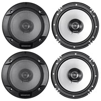 2 Kenwood KFC-1665S 6.5" Car Stereo Speaker & Speaker Adapter Wire Harness for Honda Acura
