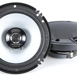 Kenwood KFC-1666S 300W 6.5" 2-Way Sport Series Flush Mount Coaxial Speakers w/ Paper Tweeters