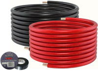 Absolute P4-25RBT 50 Feet 25' Red 25' Black 4 Gauge Power Wire BT1700 Tape