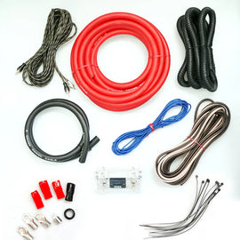 Patron 0 Gauge 5000W Car Amplifier Installation Power Amp Wiring Kit Red
