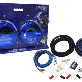 Absolute KIT-950 Complete 3000W 4 Gauge Amplifier Install Kit