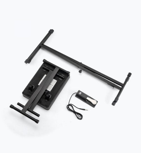 On-Stage KPK6550 Keyboard Stand and Bench Pack with Keyboard Sustain Pedal