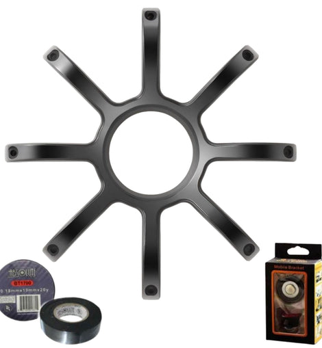 Alpine KTE-12PG 12” Grill Compatible with SWA-12S4 Only Bundle