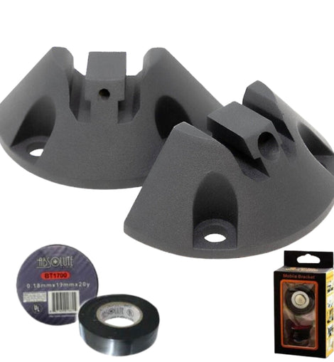 Alpine KTE-65CAN-SM Surface Mount Brackets for SPV-65RGB-CAN Bundle