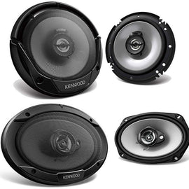 Kenwood KFC-1666S + KFC-6966S 300W 2-Way With 6.9" 400W 3-Way Coaxial Car Speakers Packages