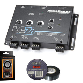 AudioControl LC7i 6-channel line output converter+ Free Absolute Electrical Tape+ Phone Holder