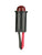 Install Bay LED-8R12 LED Indicator 12V Red Black Housing Steady - Package of 10