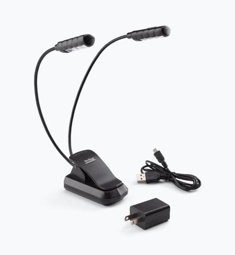 On-Stage LED2224 Dual USB-Rechargeable Sheet Music Light