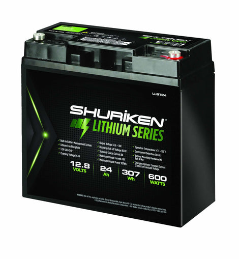 Shuriken LI-BT24 600W / 24 Amp Hours Lithium Iron Battery