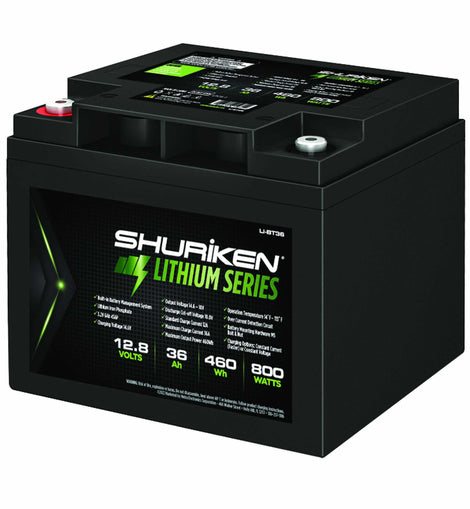 Shuriken LI-BT36 800W / 36 Amp Hours Lithium Iron Battery