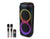 MR DJ LOS ANGELES Dual 15” Powered Bluetooth Rechargeable DJ PA Speaker Speaker 6000W Active PA System