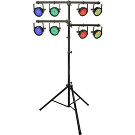 Ultimate Support LT-99B LT Series Multi-tiered, Heavy-duty, Extra Tall Lighting Tree with TeleLock® Lift-assist Technology