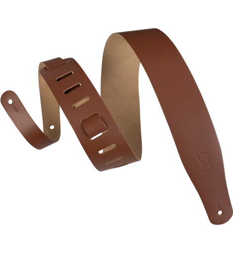 Levy's Leathers M26-WAL Chrome-Tan Leather Guitar Strap - Walnut