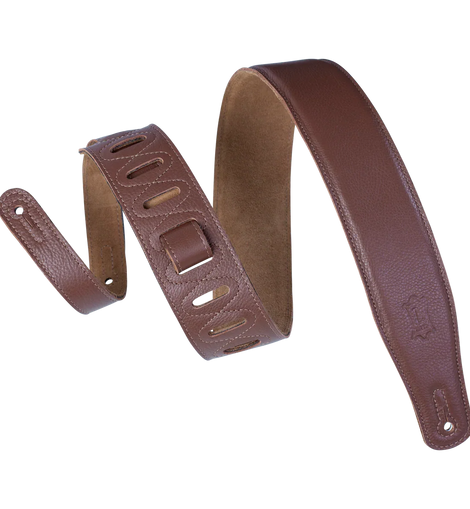 Levy's Leathers M26GF-BRN Garment Leather Guitar Strap - Brown