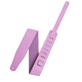 Levy's Leathers M26GFP-PNK Pastel Series Garment Leather Guitar Strap - Orchid
