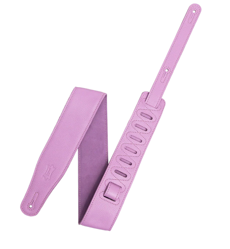 Levy's Leathers M26GFP-PNK Pastel Series Garment Leather Guitar Strap - Orchid