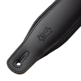 Levy's Leathers M26PD-BLK Amped Leather Series Guitar Strap - Black