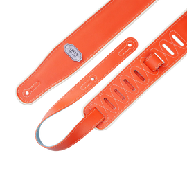 Levy's Leathers M26VCP-ORG_TEL Reversible Vinyl Guitar Strap - Orange Teal