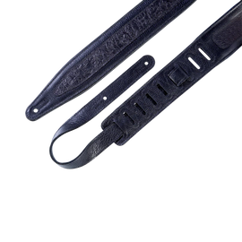 Levy's Leathers M317FG-BLK Florentine Series Leather Guitar Strap - Black