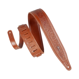 Levy's Leathers M317FG-TAN Florentine Series Leather Guitar Strap - Black