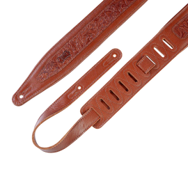 Levy's Leathers M317FG-TAN Florentine Series Leather Guitar Strap - Black