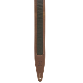 Levy's Leathers M317TRI-BRN-GRN Guitar Strap - Brown, Green