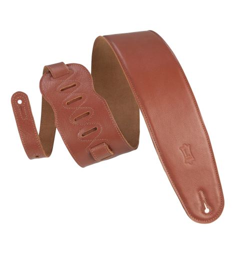 Levy's Leathers M4GF-TAN Genuine Garment Leather Bass Guitar Strap - Tan