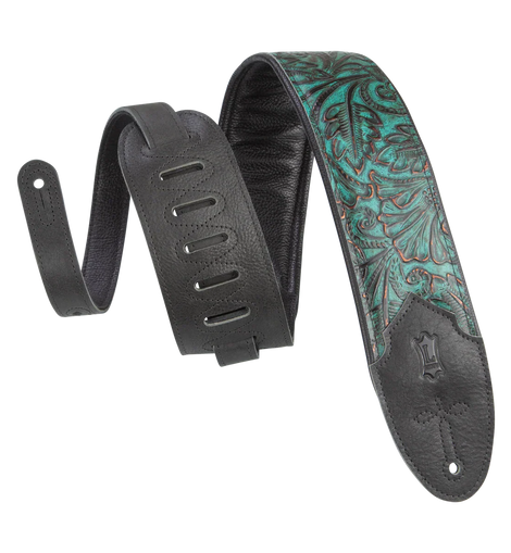 Levy's Leathers M4WP-001 Embossed Leather Guitar Strap