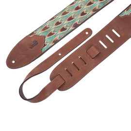 Levy's Leathers M4WP-004 Sundance Series 3" Wide Embossed Leather Guitar Strap