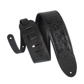 Levy's Leathers M4WP-007 Sundance Series 3" Wide Embossed Leather Guitar Strap