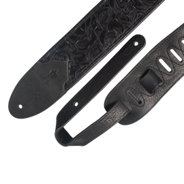 Levy's Leathers M4WP-007 Sundance Series 3" Wide Embossed Leather Guitar Strap