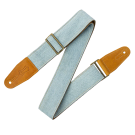 Levy's Leathers M7DM-LTB Denim Series 2" Wide Guitar Strap