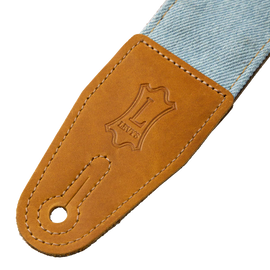 Levy's Leathers M7DM-LTB Denim Series 2" Wide Guitar Strap