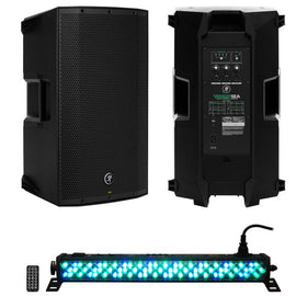 Mackie Thump212 1400W 12 inch Powered Speaker + MR DJ LED Light Mini Strip