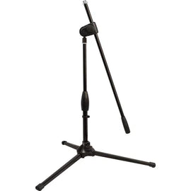 Ultimate Support MC-40B PRO SHORT Classic Series Microphone Stand with Three-way Adjustable Boom Arm and Stable Tripod Base