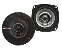 MK Audio MD4099 4" 2-Way Coaxial Car Speakers 250W Crystal-Clear Full-Range Sound