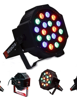 MR DJ MEGA318 Slim Disco DJ Party Club Stage Show Lighting Flat Par Wash Lighting