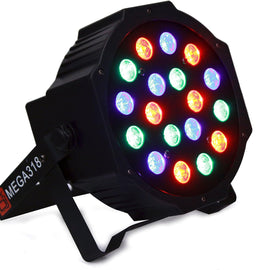 MR DJ MEGA318 Slim Disco DJ Party Club Stage Show Lighting Flat Par Wash Lighting