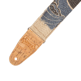 Levy's Leathers MH8P-010 Hemp Guitar Strap - Yellow, Orange, Black Rosa