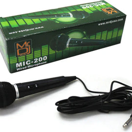 MR DJ MIC200 Karaoke Dynamic Vocal Wired Microphone