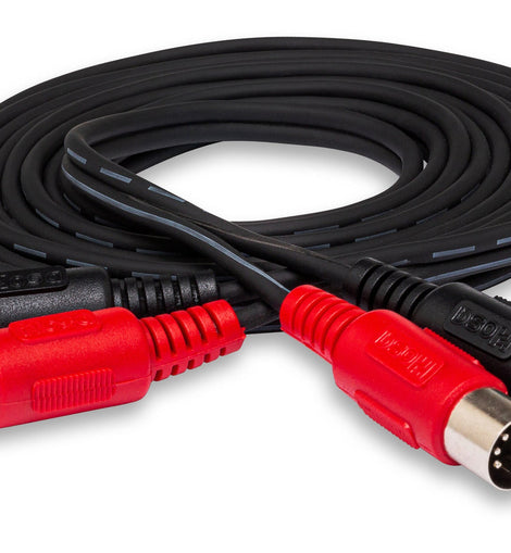 Hosa MID-201 Dual MIDI Cable 3.3 foot (1 meter)