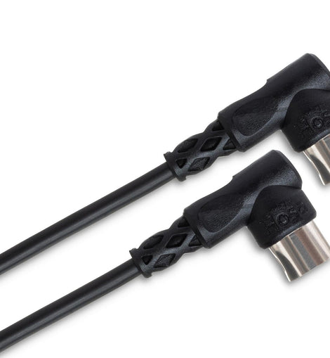 Hosa MID-310RR Right-angle MIDI Cable - 10 foot