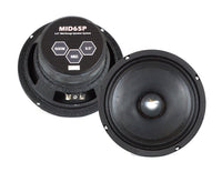 Absolute MID65P 6.5" 500W Mid-Range Aluminum Bullet Loudspeaker Pair