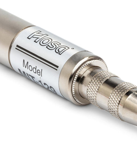 Hosa MIT-129 1/4 inch TS Female Hi-Z to XLR Male Lo-Z In-line Impedance Transformer