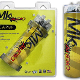 MK AUDIO CAP8F 8 Farad Power CAR Capacitor for Energy Storage to Enhance BASS DE