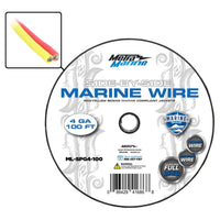 Marine ML-SPG4-100 Power + Ground Wire 4 Gauge Side-by-Side Wire