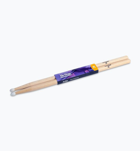 On-Stage MN2B Maple Drum Sticks (2B, Nylon Tip, 12pr)