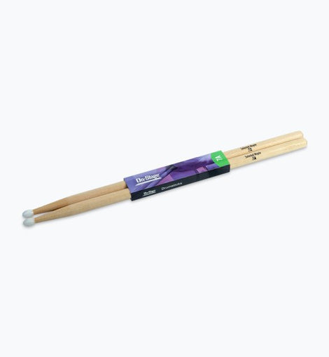 On-Stage MN7A Maple Drum Sticks (7A, Nylon Tip, 12pr)